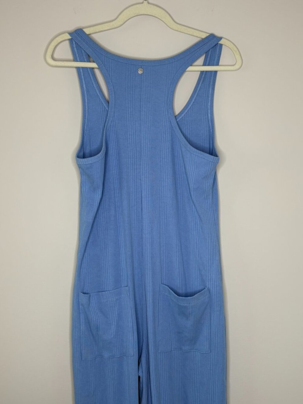 Roxy Running Tide Sleeveless Wide Leg Jumpsuit – Cornflower Blue – Small - Picture 5 of 15